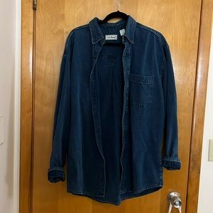 LL bean vintage chambray shirt